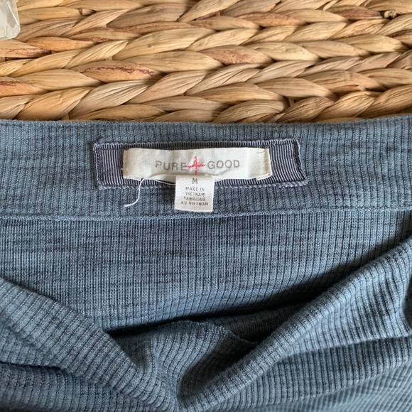 Light Blue Cowl Neck Tunic Dress - Pure + Good - Picture 5 of 5